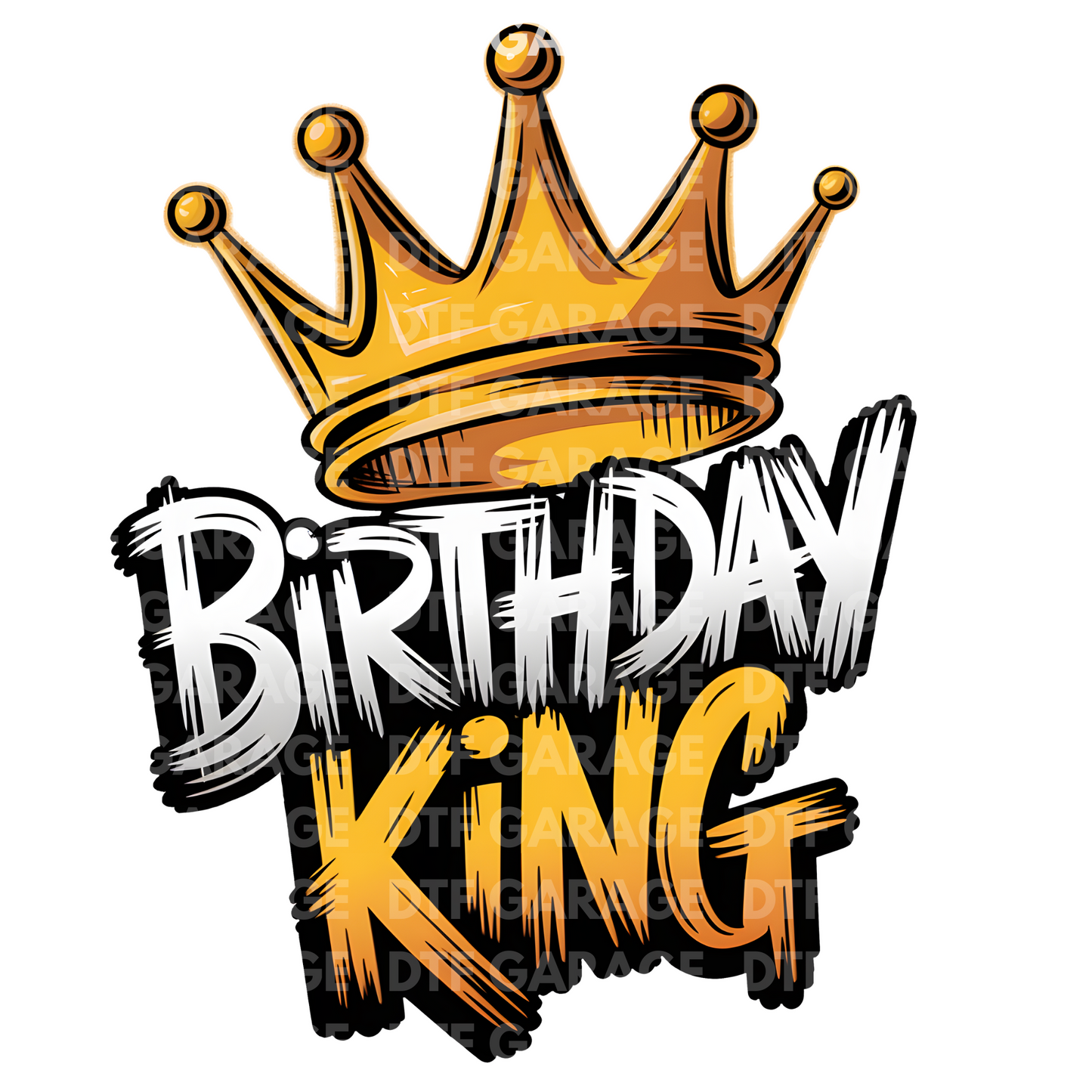Birthday King - DTF TRANSFER